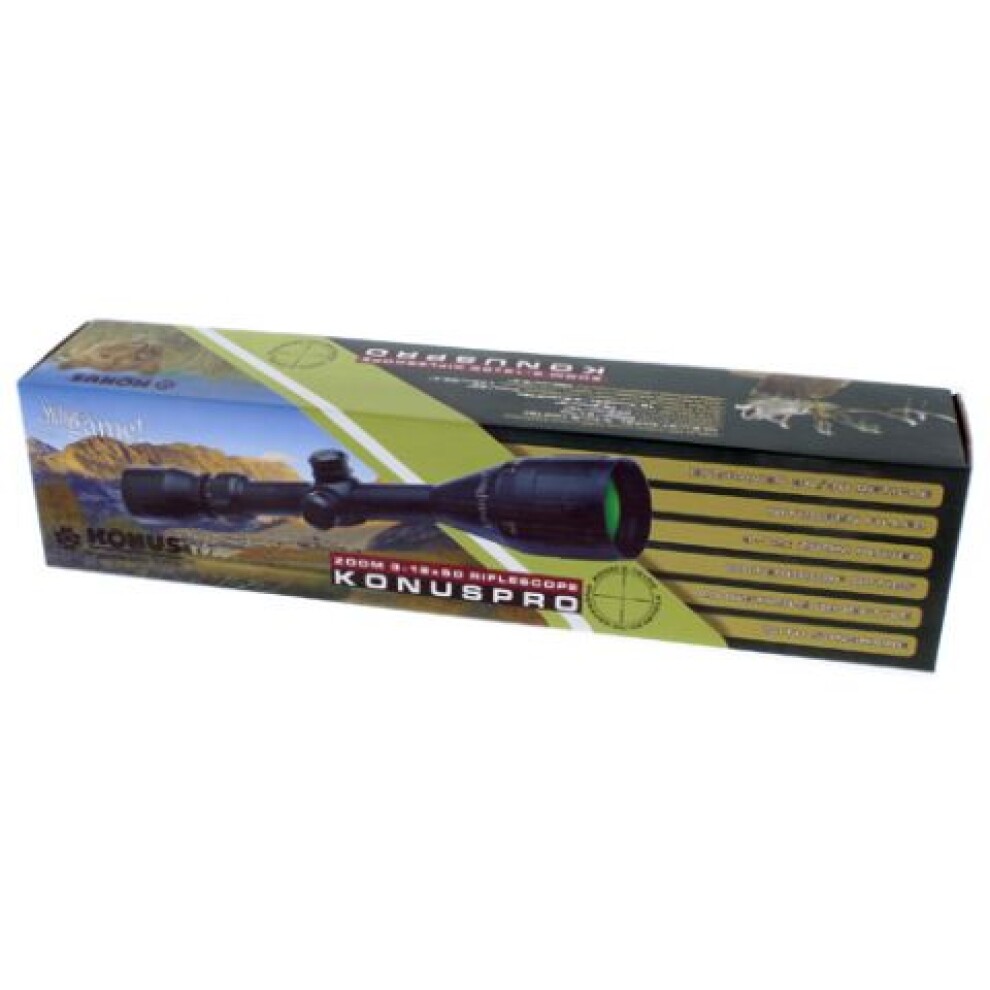 Konus Rifle Scope Konuspro 3-12x50