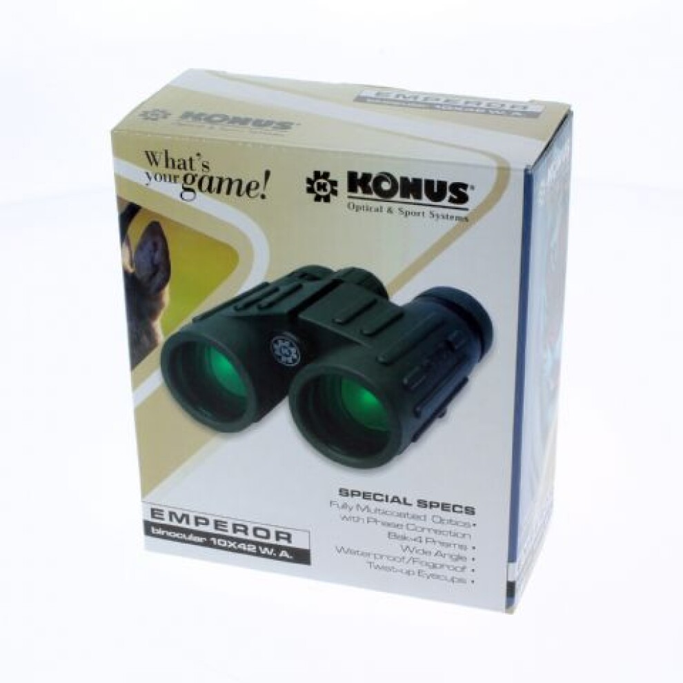 Konus Binoculars Emperor 10x42 WP/WA With Phasecoating