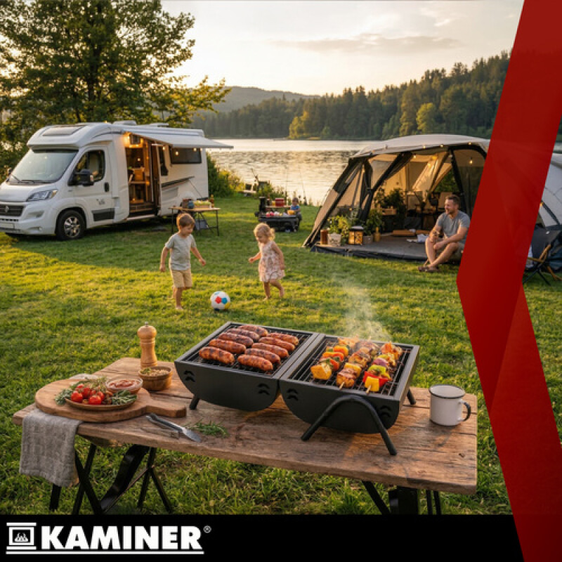 Pārnēsājams dārza ogļu grils