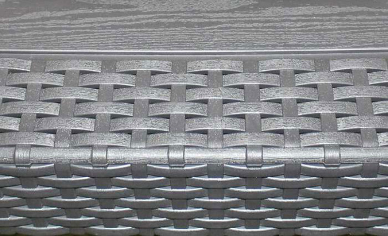 Ротанговый комплект мебели: 2 кресла, стол