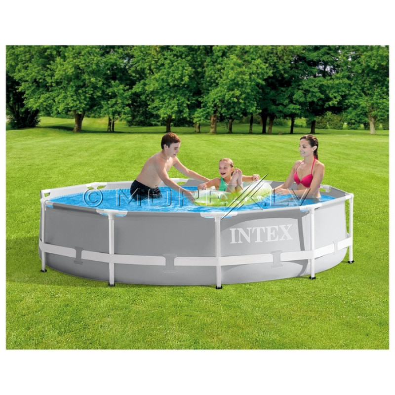 Каркасный бассейн Intex Prism Frame Premium Pool Set 305x76 см, с фильтрующим насосом (26702)