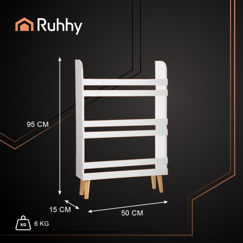 Детская книжная полка 95x15x50 см