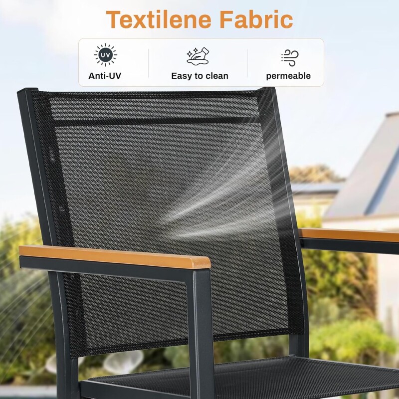 Стул террасный садовый Премиум, антрацит