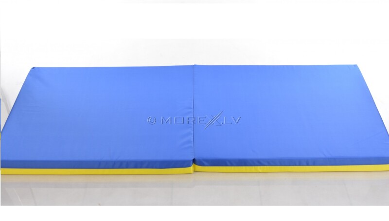 Sporta paklājs 66x160cm zili-dzeltens