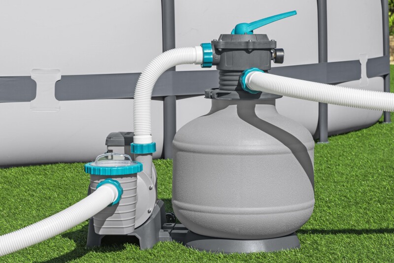 Bestway 58486 baseinu smilšu filtrs un sūknis 11355 L, tvertne 36kg