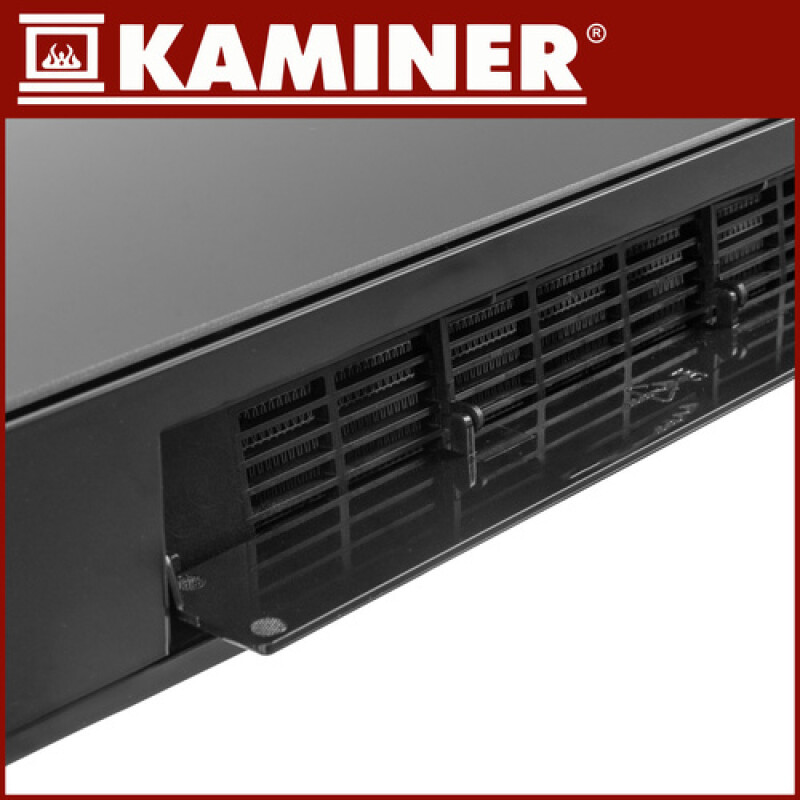 Wall-mounted electric heater 1000W / 2000W with timer, white