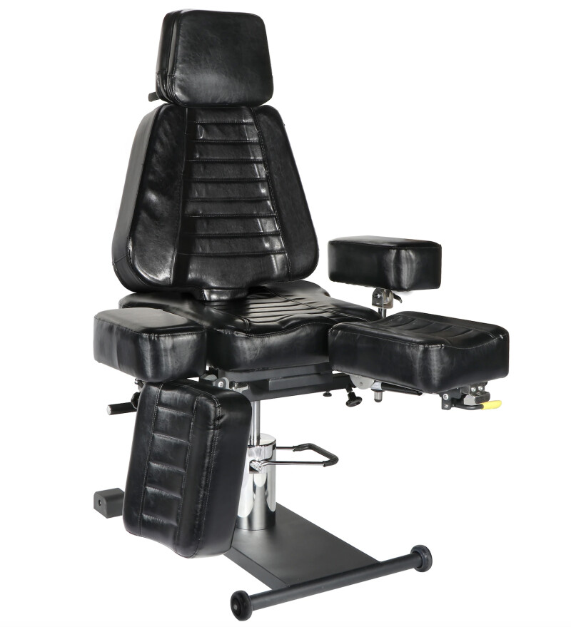 Cosmetology, pedicure, and tattoo chair TGC2 Black
