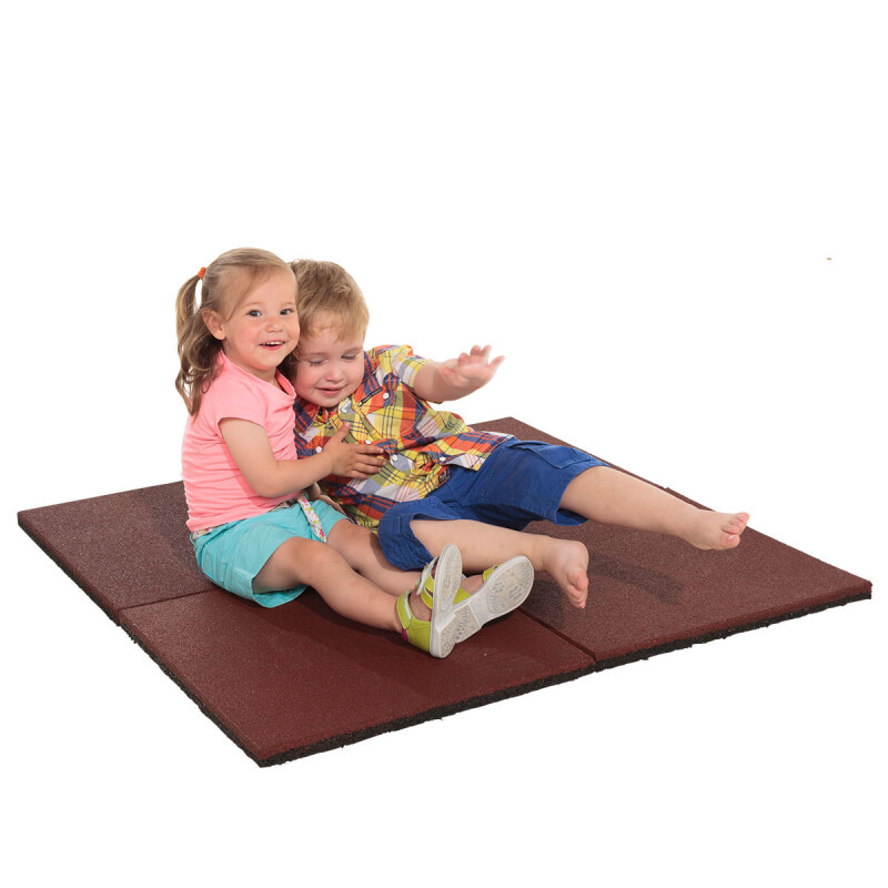 Резиновая защитная плитка KBT 50×50×4,5 см, зелёный