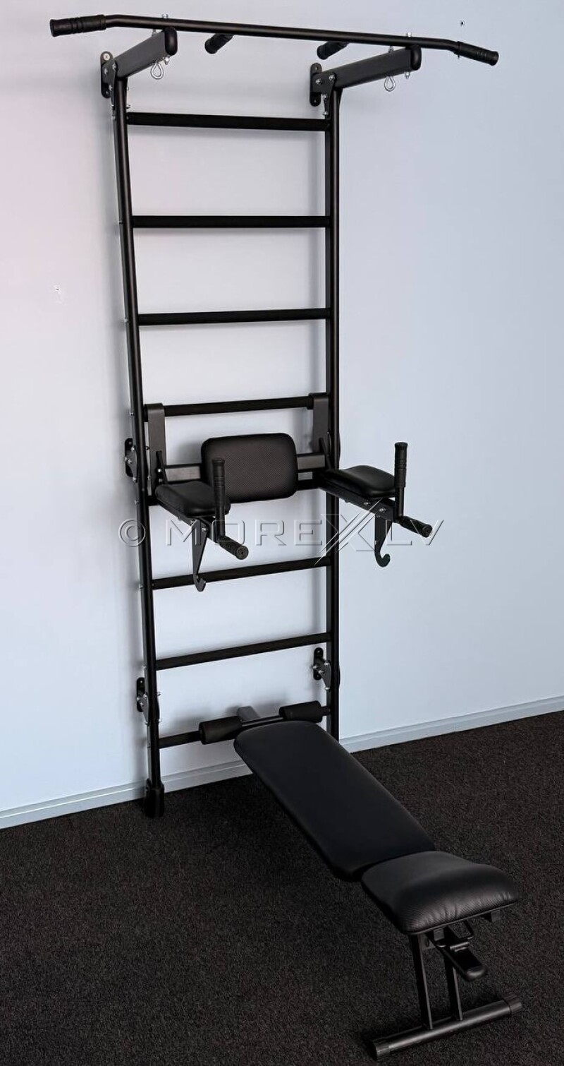 Sporta komplekss zviedru siena STRONG-3 Black - tika izmantots vienai fotosesijai!