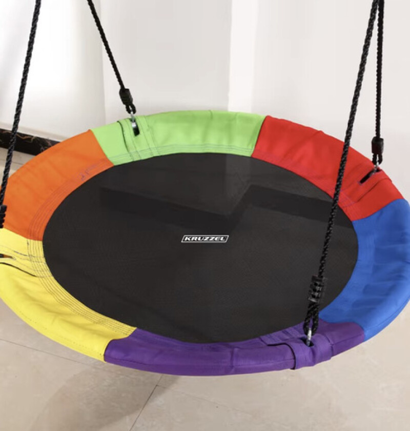 Children's swing Stork nest Ø 100 cm, multicolored