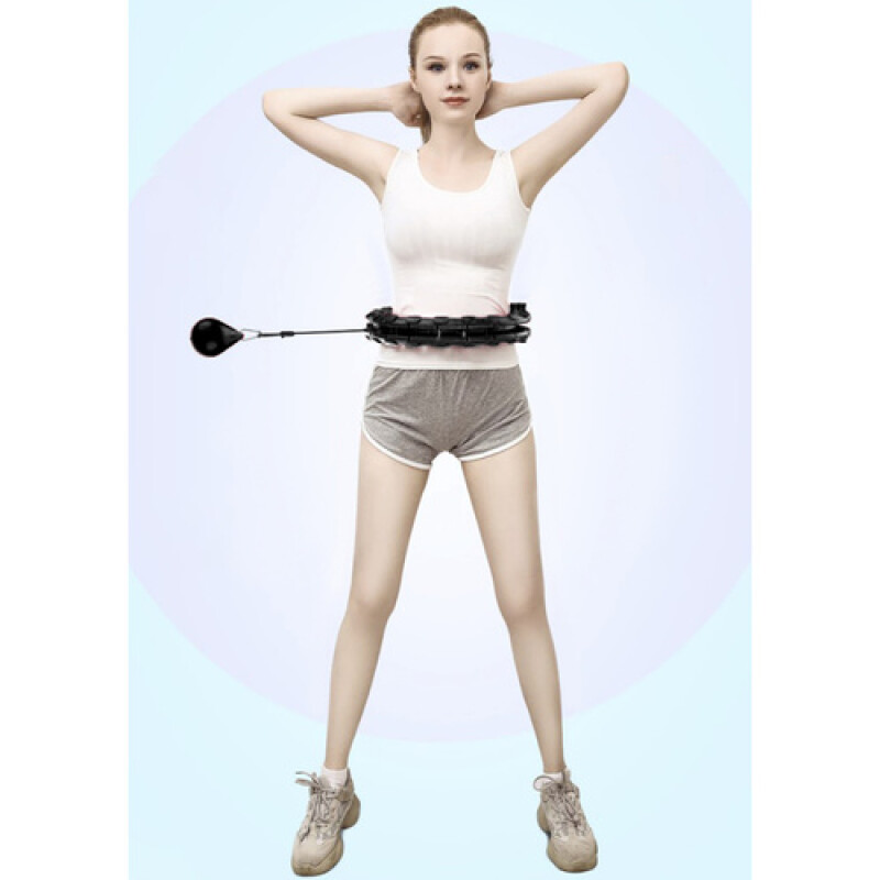 Hula hoop with massager and weight