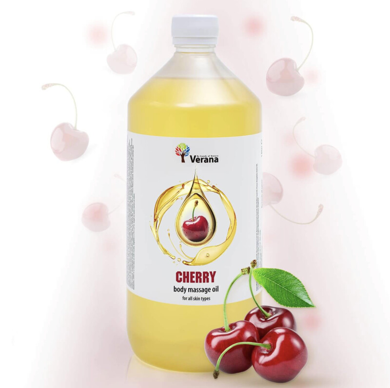 Body massage oil Verana Professional,Cherry 1 liter