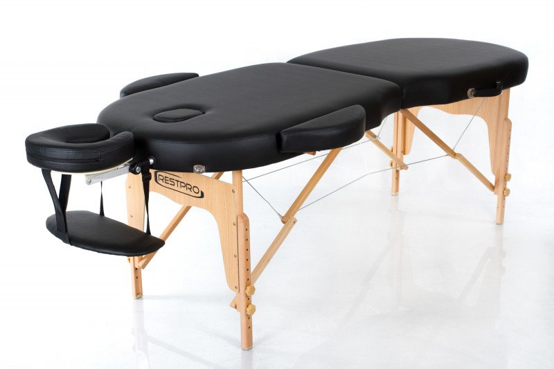 Portable Massage Table RESTPRO® VIP OVAL 2 Black