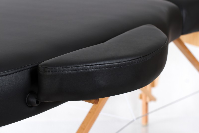 RESTPRO® VIP OVAL 3 Black Portable Massage Table