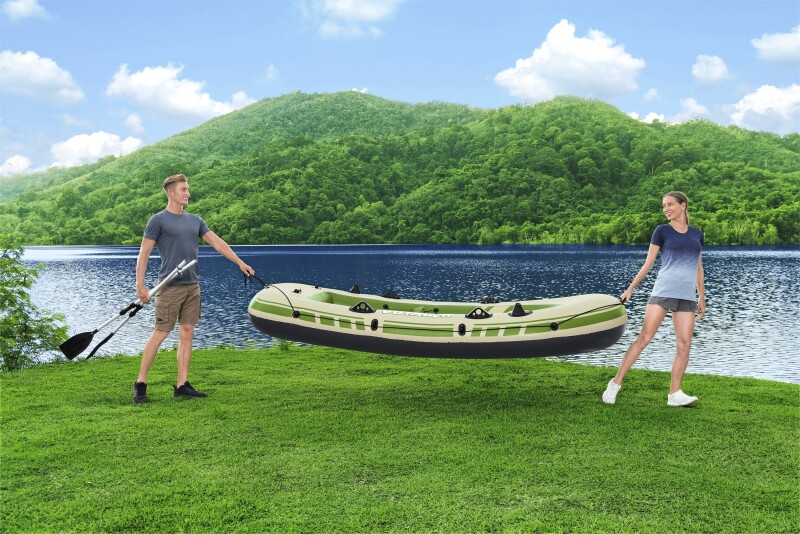 Inflatable 3-seat boat Bestway Voyager X3 Raft, 294x137x46 cm, 65164