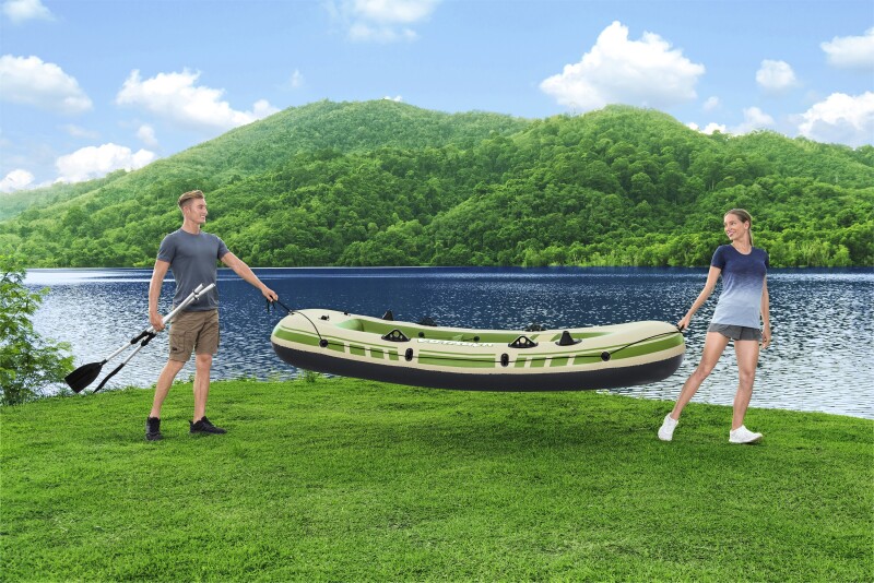 Надувная трехместная лодка Bestway Voyager X3 Raft, 294х137x46 cm, 65164