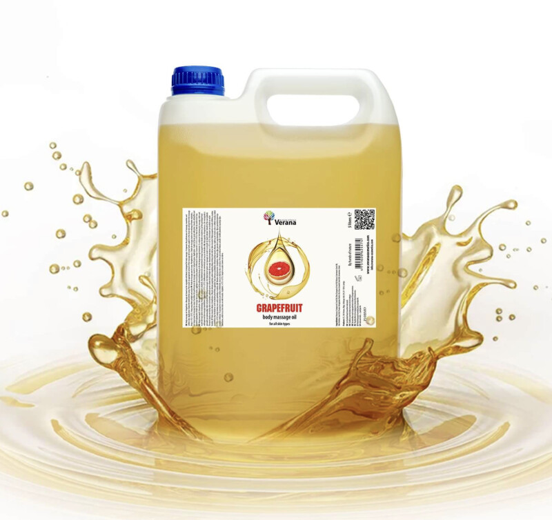 Body massage oil Verana Professional, Grapefruit 5 L