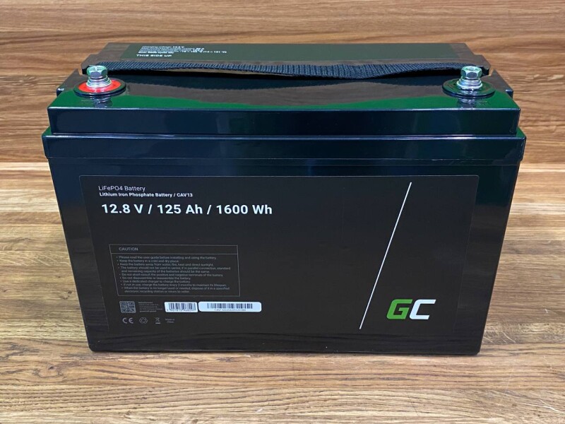 Литиевый аккумулятор Green cell LifePO4 12V 125Ah