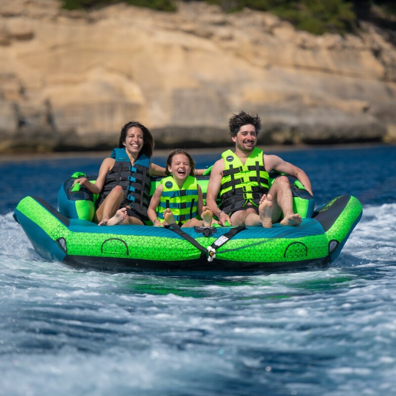 Vandens saugos liemenė vaikams Jobe Nylon Life Vest, žalios spalvas