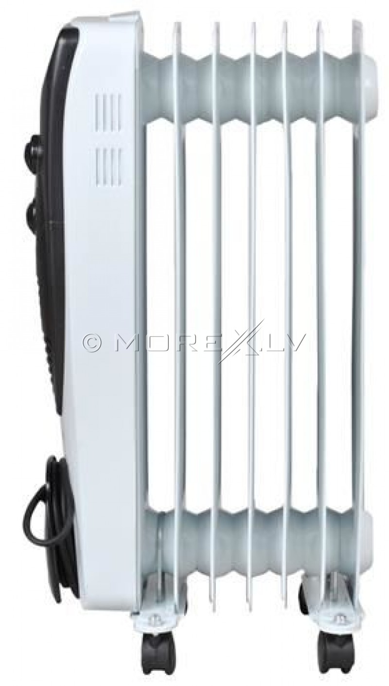 Eļļas radiators 1500W ar termostatu, 7 sekcijas (00002842)