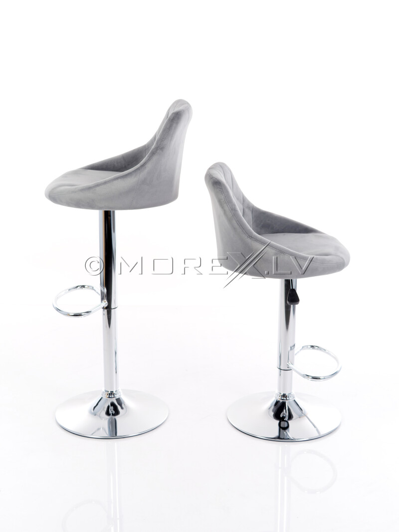 Bar chairs B12 grey 2 pcs.