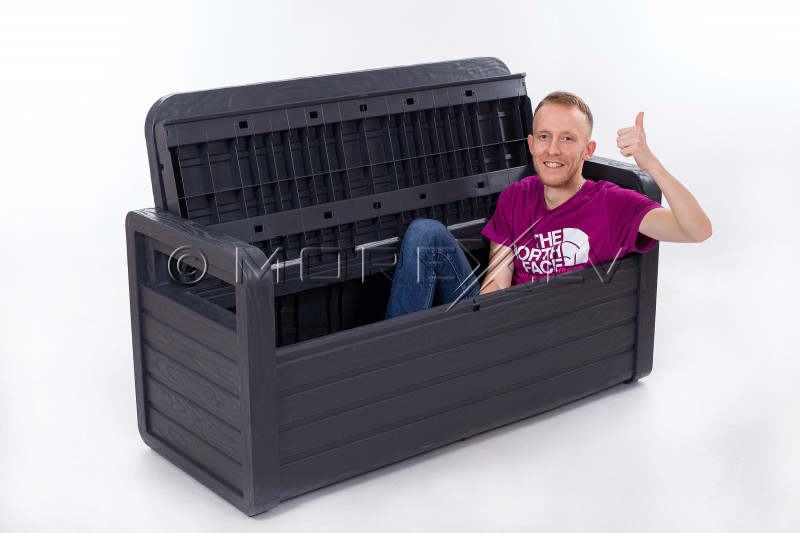 Garden storage bench with box 132x58x89, Тoomax (Italy)