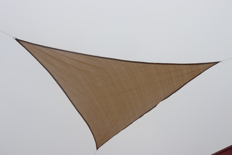 Sun Shade sail 3.6x3.6x3.6 m, triangle, beige