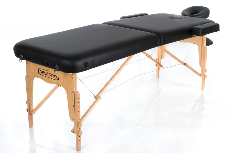 Massage Table + Massage Bolsters RESTPRO® VIP 2 BLACK