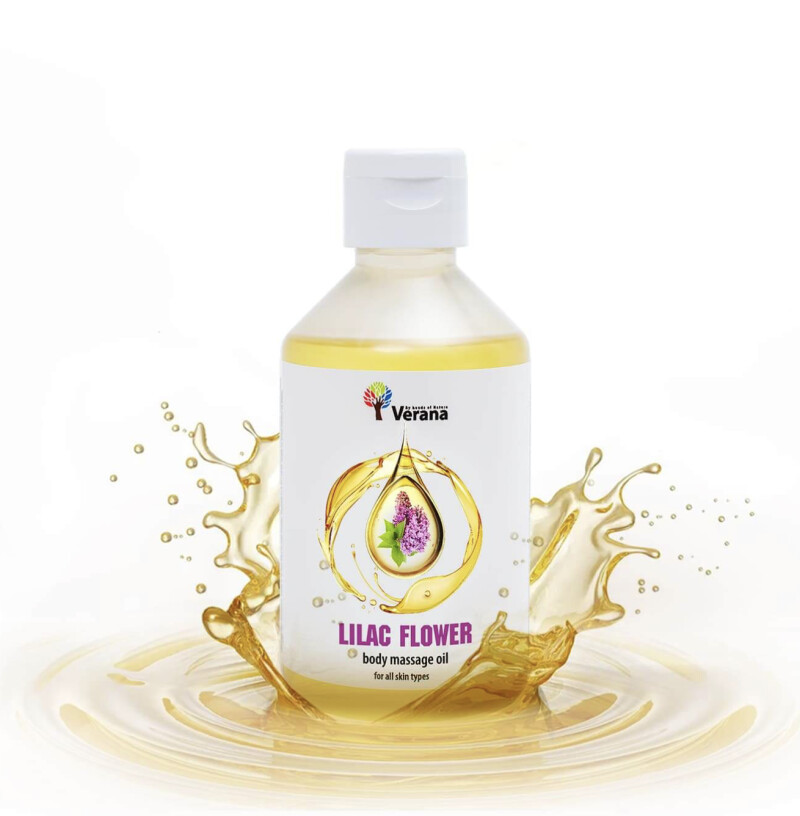 Masāžas eļļa ķermenim Verana Professional, Ceriņi 250ml