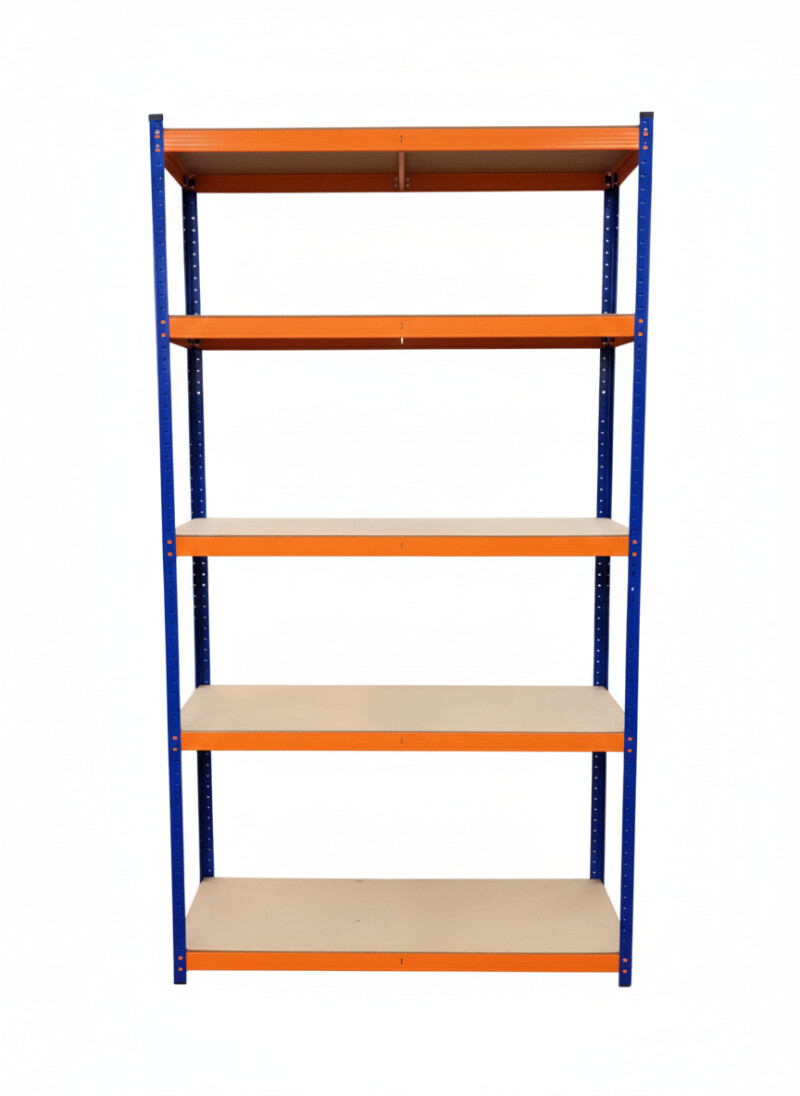 5 līmeņu noliktavas plaukts-stelāža 150x75x30 cm