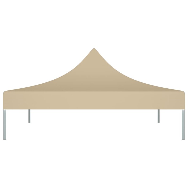 Canopy roof cover 3 x 3 m (beige colour, fabric density 160 g/m2)