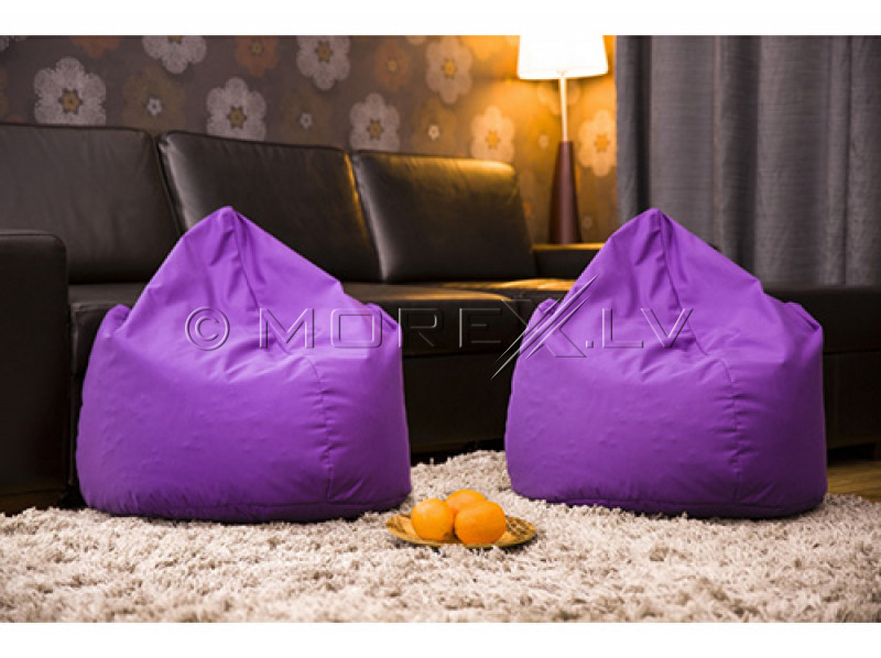 Krēsls - pufs SAKO, violets, 55x55x85 cm
