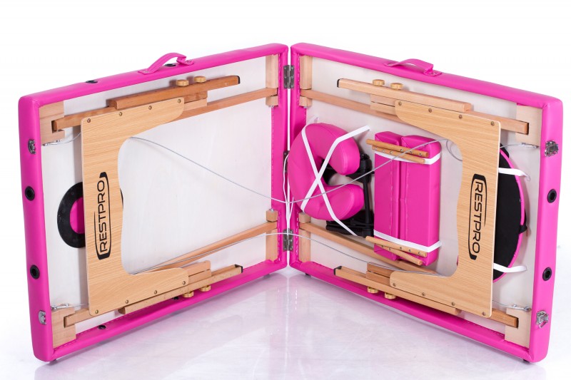 RESTPRO® Classic-2 Pink Portable Massage Table