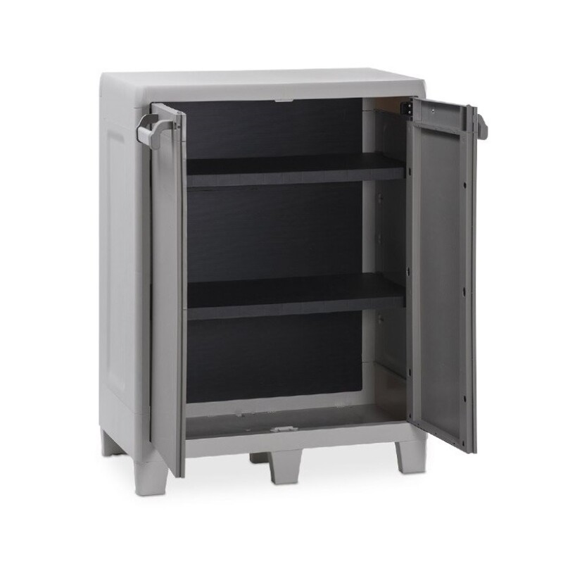 Short garden cabinet, two shelves, 78х49х100 cm, Toomax (Italy)