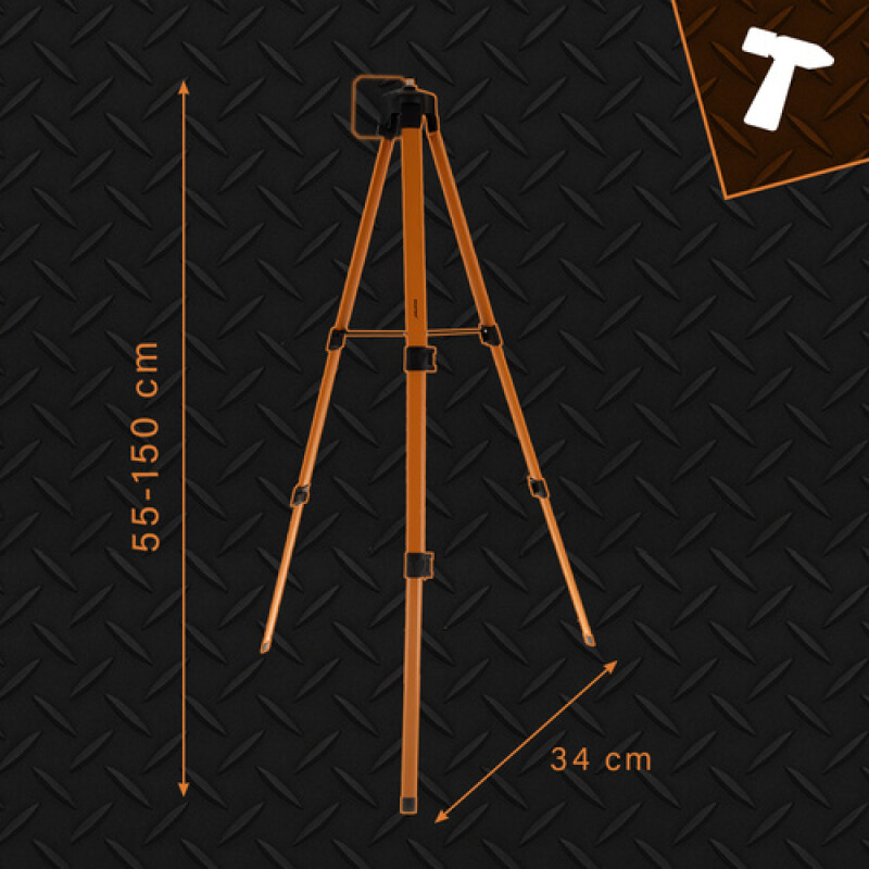 Tripod for cross line laser, 150cm