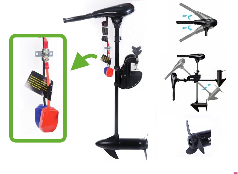 Intex MARINER 3 FULL SET with Neraus NRS 62X + Marine Dual Purpose Battery 110Ah