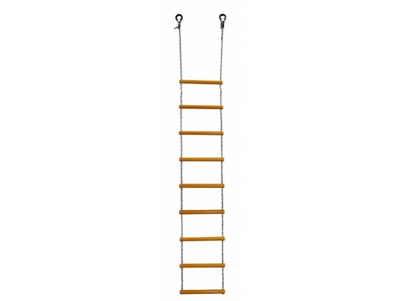 Ladder for swedish walls, 9 bars, yellow
