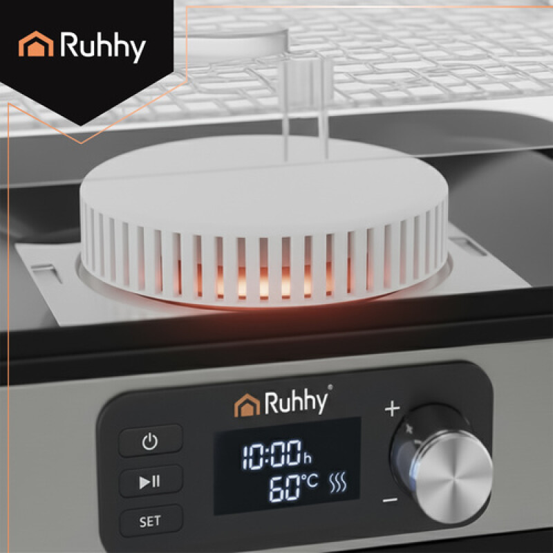 Pārtikas produktu žāvētājs, 400W 35-70°C, 5 paliktņu