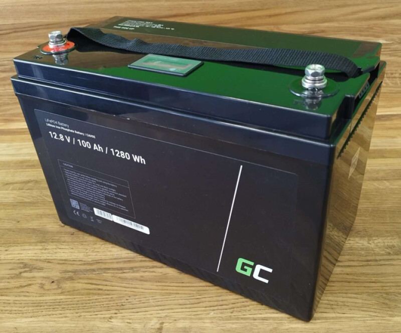 Litija akumulators Green cell LifePO4 12V 100Ah (dziļās izlādes)