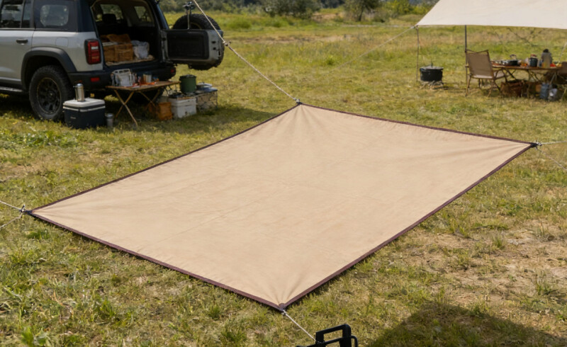 Sun Shade sail 4x2 m rectangle, beige