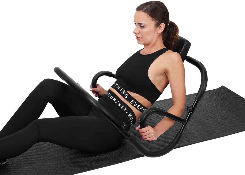 Abdominal Trainer Fitness Machine 67,5x60x61 cm, black