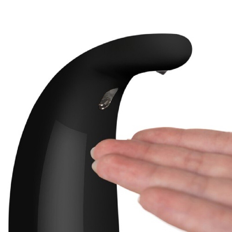 Touchless soap dispenser, black