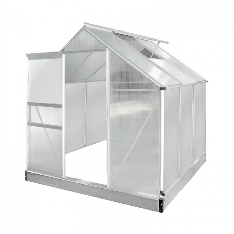 Polycarbonate greenhouse 3.6m² (1.9 x 1.9m)