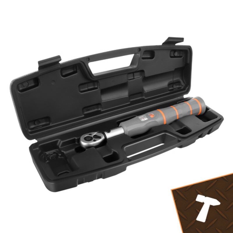 Torque wrench 1/4 2-26 Nm right/left with ratchet