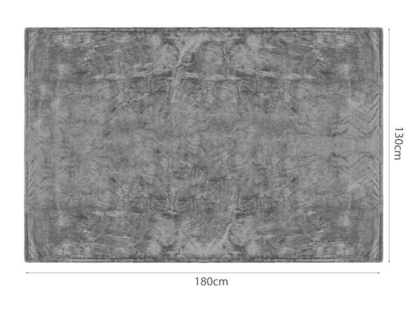 Elektriskā sega 180x130 cm, pelēka