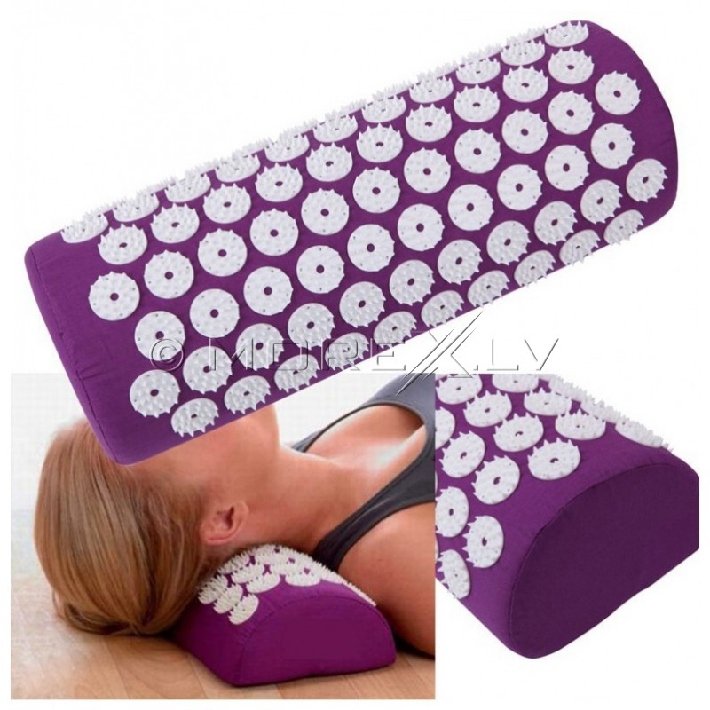 Akupunktūrinė masažinė pagalvė, violetinė
