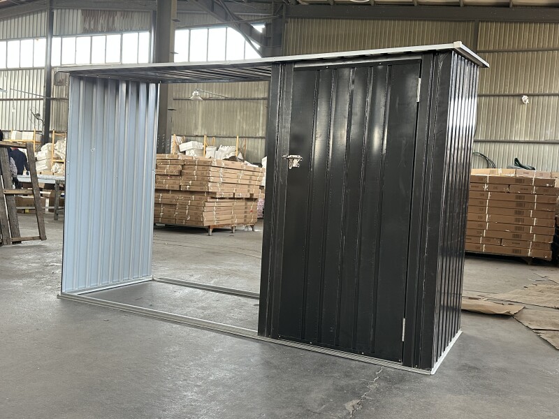 Металлический садовый хозблок (сарай),249x103x160 см