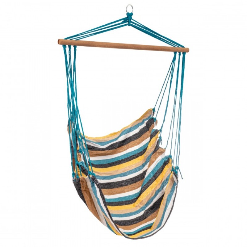 Hammock-garden swing 110x100 cm, rainbow