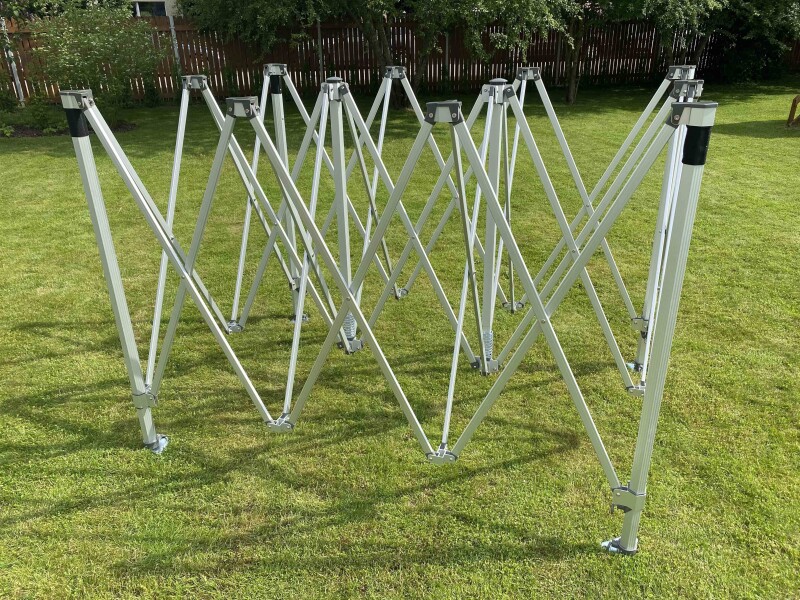 Pop Up portable folding tent enclosure Kit with wall panels 3х4.5 m, N series - aluminum frame 50x50x1.8 mm