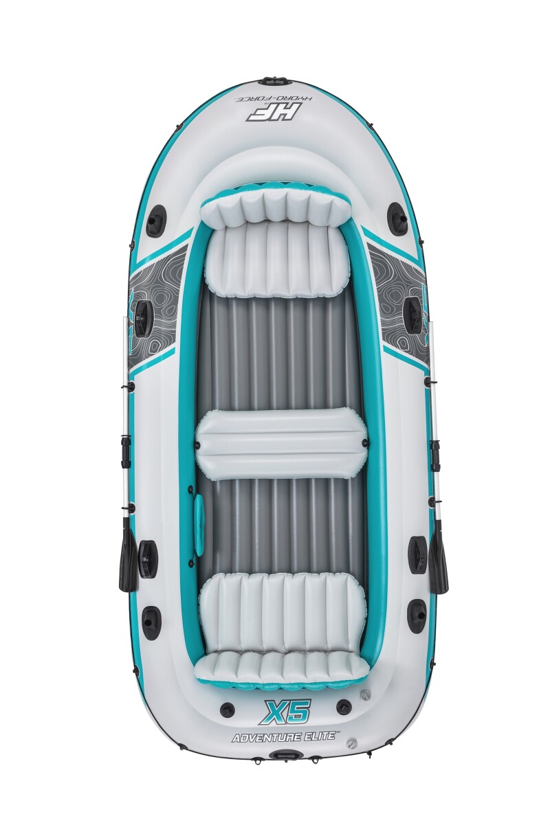 Inflatable 5-seat boat Bestway Adventure Elite X5 Raft, 364х166x45 cm, 65159